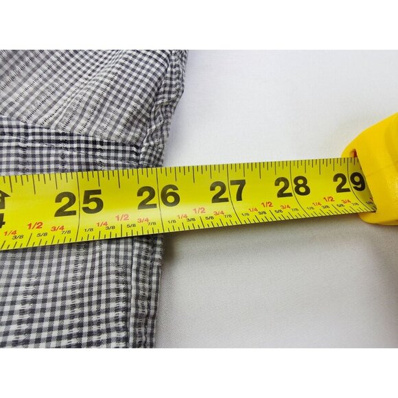 Exofficio Insect Shield Size XL Men Black White Check Long Sleeve Logo Tag Shirt - Picture 2 of 12